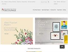 Tablet Screenshot of decordecoupage.com.au